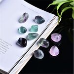 Fluorite Large Granule Sphere Manufacturer - Natural Crystal Colorful Raw Stone Polished for Fish Tank Flower Pot Landscaping