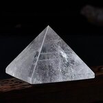 Clear Quartz Pyramid Manufacturer - Natural Polished Mineral Raw Stone Feng Shui Seven-Star Array Home Decor Desktop Mascot