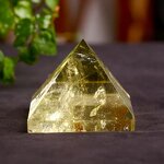 Yellow Crystal Healing Pyramid Manufacturer - Wholesale Natural Clear Citrine for Decoration