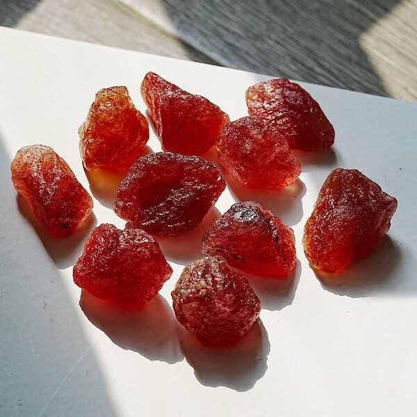 Strawberry Quartz Raw Stone Ornament Manufacturer - Natural for Fish Tank Flower Pot Crystal Gravel Decoration
