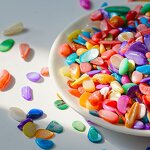 Crystal Shell Chips Manufacturer - Wholesale Small Multicolor Granules DIY for Paving Flower Pot Landscaping Polished