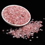 Red Strawberry Quartz Gravel Manufacturer - Wholesale Natural Demagnetization Purification for Fish Tank Potted Plant Decoration