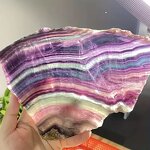 Rainbow Fluorite Slabs Manufacturer - High Quality Natural Polished Crystal Craft for Home Decoration Feng Shui Love Mascot