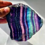 Rainbow Fluorite Slabs Manufacturer - High Quality Natural Polished Crystal Craft for Home Decoration Feng Shui Love Mascot