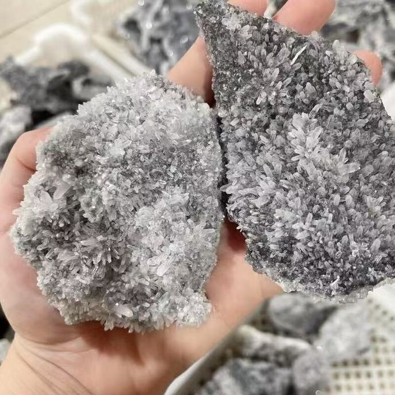 Sphalerite Specimen Manufacturer - Wholesale Natural Druzy Cluster Healing Crystal Quartz Freeform for Home Decoration