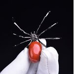 Halloween Spider Ornaments Manufacturer - Natural Crystal Tumbled Stone Figurines Decorative Props