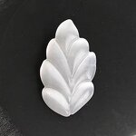 Moroccan Gypsum Carved Leaf Ornaments Manufacturer - Natural Crystal Crafted Beautiful Leaf Design