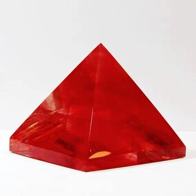 Red Smelting Stone Crystal Pyramid Manufacturer - Wholesale Standard Energy Sales