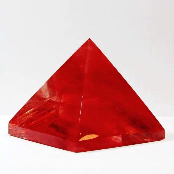 Red Smelting Stone Crystal Pyramid Manufacturer - Wholesale Standard Energy Sales