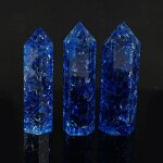 Blue Crackle Quartz Hexagonal Prism Manufacturer - Natural Crystal Raw Stone for Home Office Decoration Gift