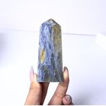 Kyanite Square Column Manufacturer - Natural Crystal Fashionable Home Office Desktop Decorative Hand Carved Business Gift