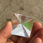 White Crystal Energy Pyramid Manufacturer - Natural High Quality Healing Gemstone Chakra