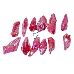 Electroplated Crystal Raw Stones Manufacturer - Fashion Home Decoration Natural Ore Specimen Mascot Style