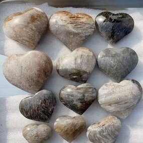 Melaleuca Quartz Gemstone Manufacturer - Wholesale Natural Polished Heart Healing Crystal for Garden Decoration Gifts