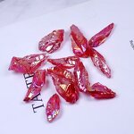 Electroplated Crystal Raw Stones Manufacturer - Fashion Home Decoration Natural Ore Specimen Mascot Style