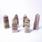 Rainbow Agate Crystal Columns Manufacturer - Natural Single-Pointed Quadrilateral Prisms Polished Raw for Home Desktop Decoration