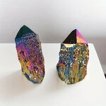 Electroplated Pineapple Backbone Quartz Crystal Manufacturer - Natural Rainbow Home Desktop Decoration