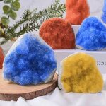 Crystal Clusters Needle Ornament Manufacturer - Natural Colored Fuzzy Needle for Feng Shui Decorative