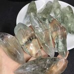 Green Crystal Wand Manufacturer - Natural Polished Chips Large Granules Model for Desktop Home Bedroom Fish Tank Decoration