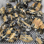 Biotite Tourmaline Crystal Specimen Manufacturer - Wholesale Uncommon Natural Yellow Mineral Black Mica Sheet for Healing