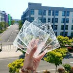 Gypsum Crystal Slab Manufacturer - Natural Transparent 15cm Mineral Specimen for Science Education