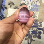Sky Pink Cat's Eye Stone Egg Manufacturer - Wholesale Shaped Specimen Gemstone Crystal Massage Yoni Egg
