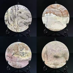 Picture Jasper Slice Manufacturer - Wholesale Hand Carved Natural Crystal Crafts for Home Decoration Gifts Mascot