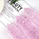Pink Crackle Crystal Raw Stone Prism Manufacturer - Natural Hexagonal Ornament for Crystal Crafts