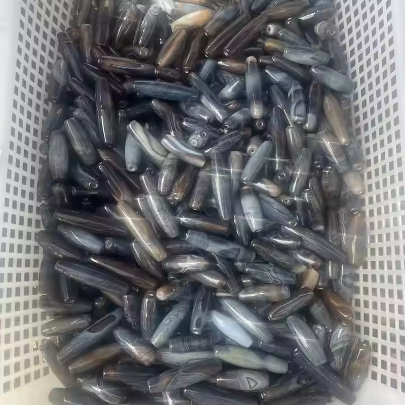 Agate Beads Manufacturer - Wholesale Natural Healed Crystal Quartz DIY Decorative Pendants Bracelet Accessories