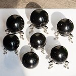 Black Tourmaline Sphere Crystal Ball Manufacturer - Natural Polished Original Stone for Home Office Gift Giving