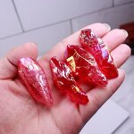 Electroplated Crystal Raw Stones Manufacturer - Fashion Home Decoration Natural Ore Specimen Mascot Style