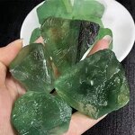 Green Fluorite Ore Manufacturer - Natural Semi-Finished Stones for Home Desktop Decoration