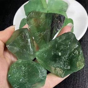 Green Fluorite Ore Manufacturer - Natural Semi-Finished Stones for Home Desktop Decoration