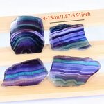 Rainbow Fluorite Slabs Manufacturer - High Quality Natural Polished Crystal Craft for Home Decoration Feng Shui Love Mascot