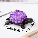 Amethyst USB Turtle Crystal Lamp Manufacturer - High Quality for Living Room Office Table