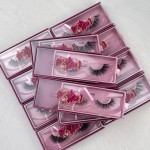 水貂毛睫毛包装生产商-100%水貂光泽印刷抽屉盒