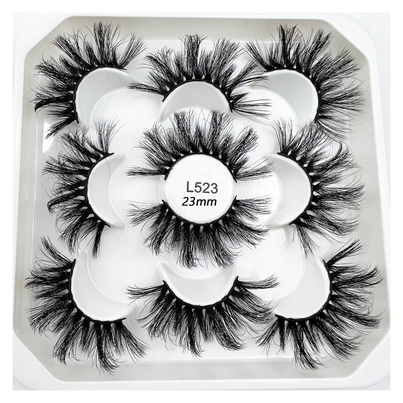 Mink Eyelashes Wholesale Factory - Natural Black Cotton Band 3D Effect