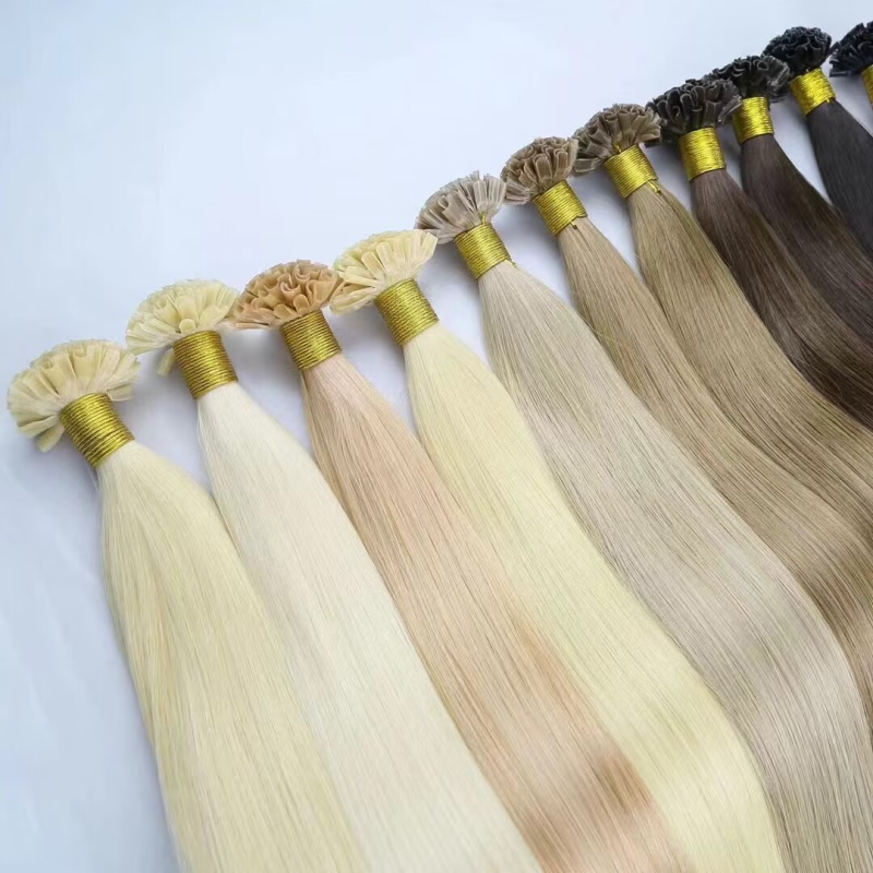Pre Bonded Hair Manufacturer - C Tip Real Remy Hair 1g/s White Blonde