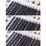 Cluster Lashes Set Factory - 2024 Hot Sell C D Curl 10-16mm Vegan