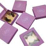 Purple Eyelash Box Manufacturer - Customizable Logo 15mm-28mm Natural