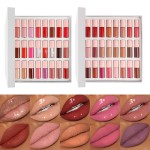 Lip Gloss Set Factory - 24pcs/set Glossy Matte Mini Lip Gloss Kit