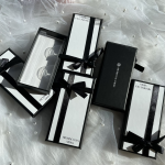 Ribbon Bow Lash Box Manufacturer - Custom Open Box Holiday Gift Packaging