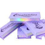 Purple Eyelash Box Manufacturer - Customizable Logo 15mm-28mm Natural