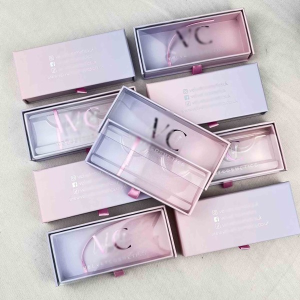 Multi Color Lash Case Factory - Luxury Gradient Sliding Custom Box