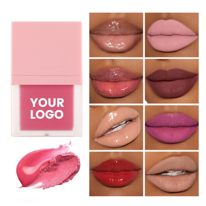 Matte Lipstick Factory - Wholesale Clear Pink Liquid Lip Gloss 58 Colors