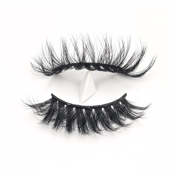 Faux Mink False Lashes Manufacturer - Top Quality 3D Curly 25mm Russian