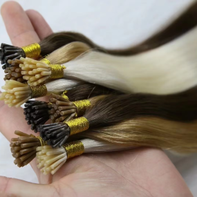 I-tip Hair Extension Factory - Full Shine Keratin 100g Platinum Blonde