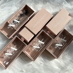 Lash Box Factory - Custom Brown Case Nude 3D Mink Eyelashes