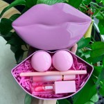 Lip Kit Set Factory - 5in 1 Pink Lip Gloss Gift Set Holiday Makeup