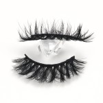 Faux Mink False Lashes Manufacturer - Top Quality 3D Curly 25mm Russian